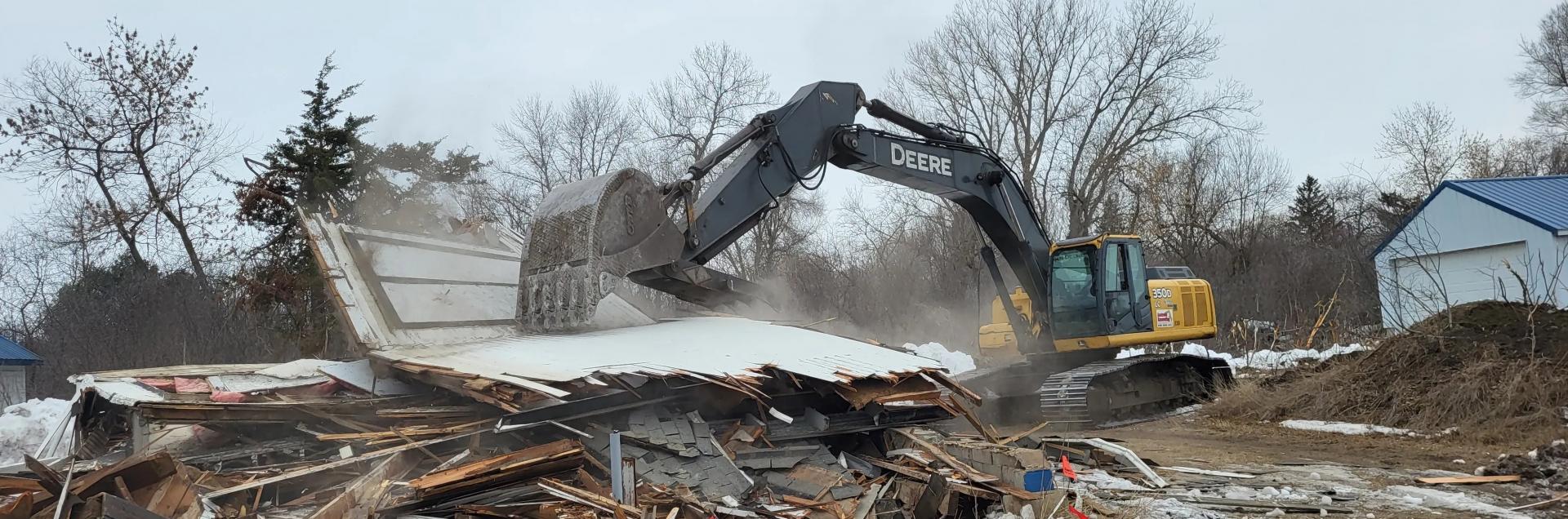 When you're in need of demolition services that are fast and effective, we're on it!