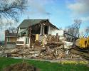 We are working on clearing this house on this property.